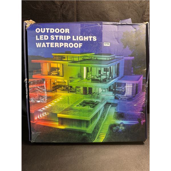 Outdoor Waterproof LED Strip Lighting Kit with Remote and Hardware 500FT - New Open Box