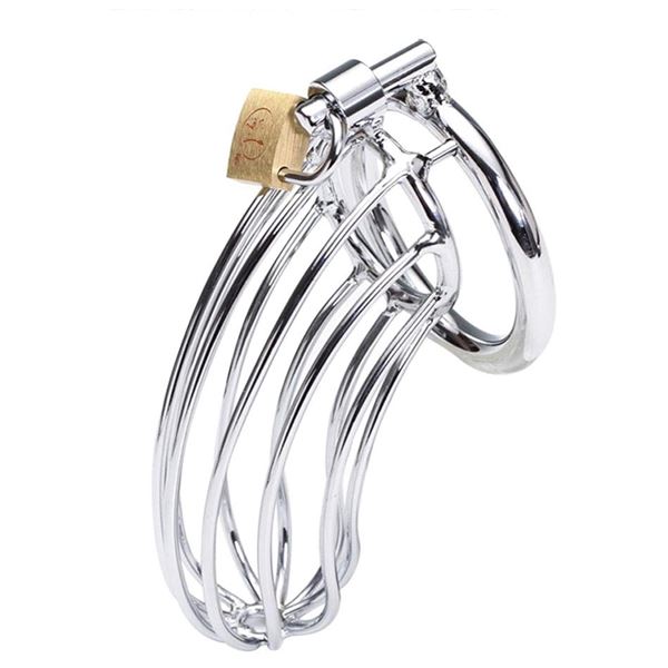 Male Chastity Cage with Lock and Keys - New