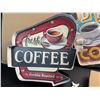 Image 2 : 2 Light-Up LED Fresh Coffee/Coffee Bar Kitchen Decor Signs - Brand New!
