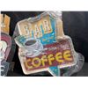 Image 3 : 2 Light-Up LED Fresh Coffee/Coffee Bar Kitchen Decor Signs - Brand New!