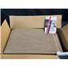 Image 1 : 1 Box of Self-Adhesive Carpet Stair Treads - 8" x 30" Size - 15pcs Included - New