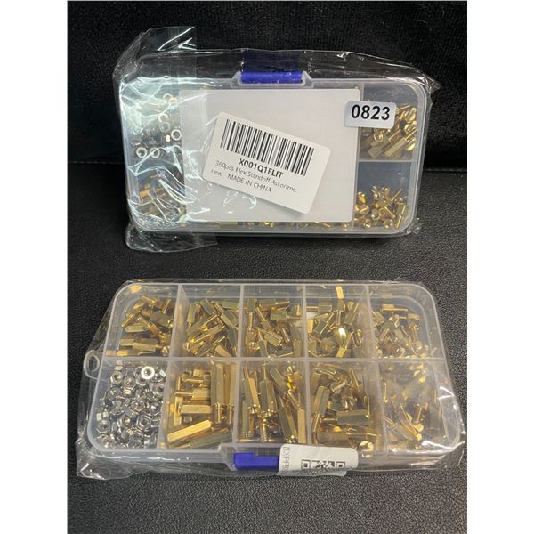 2 Packs of Assorted Hex Standoffs/Hardware (360pcs) - New
