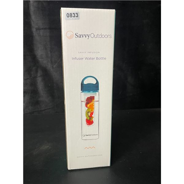 1 SavvyOutdoors Infuser Water Bottle - Brand New