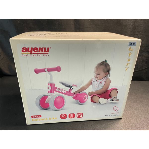 1 Ayeku Baby/Toddler Balance Bike - Pink - New in Box