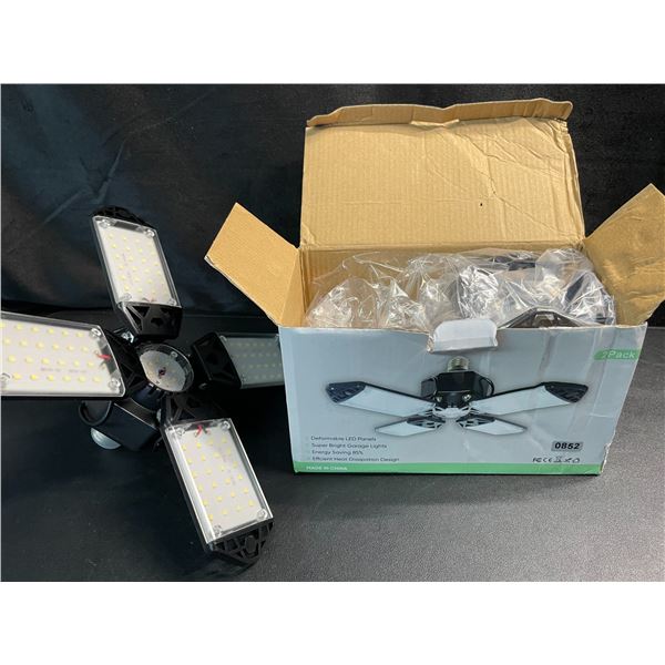 1 Box of 2 LED Garage Lights/Deformable Lights - New