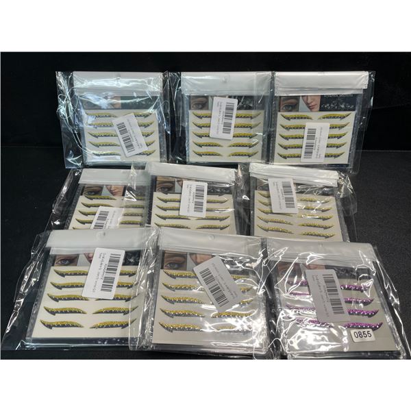 9 Packs of Eyeliner Stickers - New