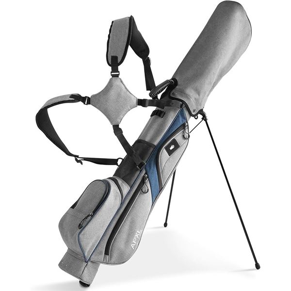 1 APXL Golf Stand Bag with Rain Hood 7 6-Pockets - Fits up to 8 Clubs - Easy to Carry - NEW