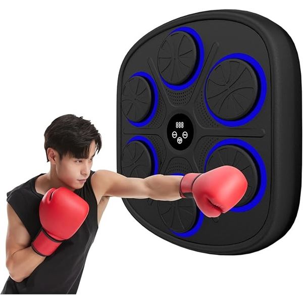 1 Smart/Blueotooth Music Boxing Target Machine for Adults - Wall-Mounted Boxing Target with Glove -