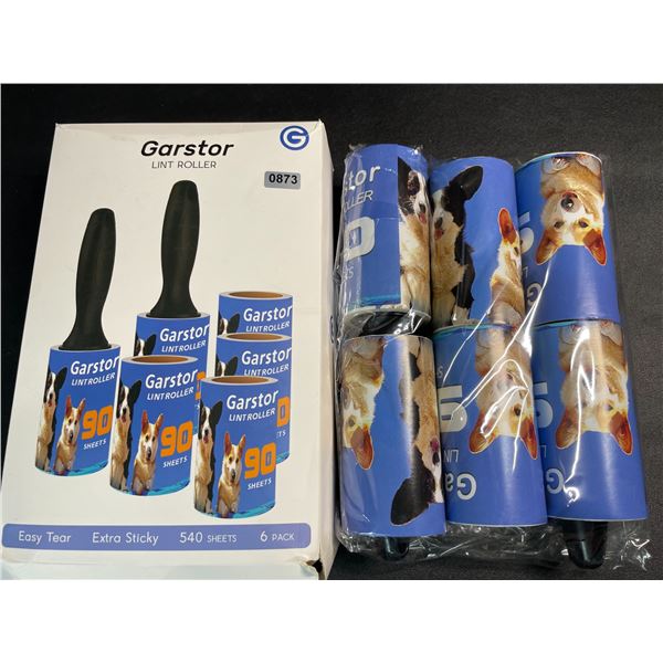 1 Box of Garstar Lint Rollers/Hair Removers - 6Pack - New