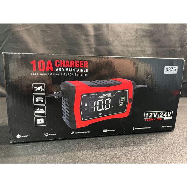 1 10A Battery Charger and Maintainer