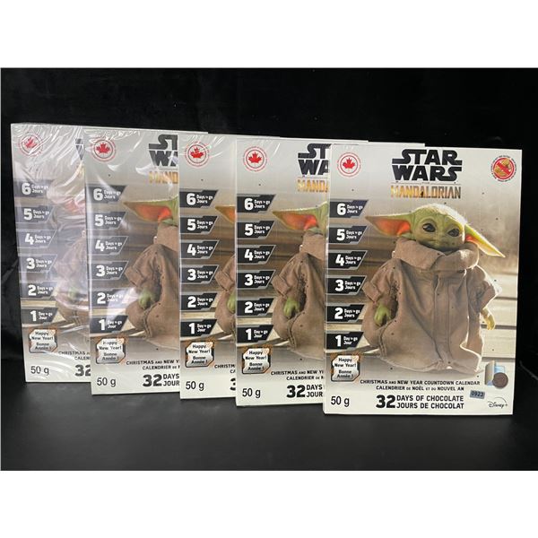 5 Star Wars The Mandalorian Christmas/New Year Countdown Chocolate Advent Calendars - New Sealed