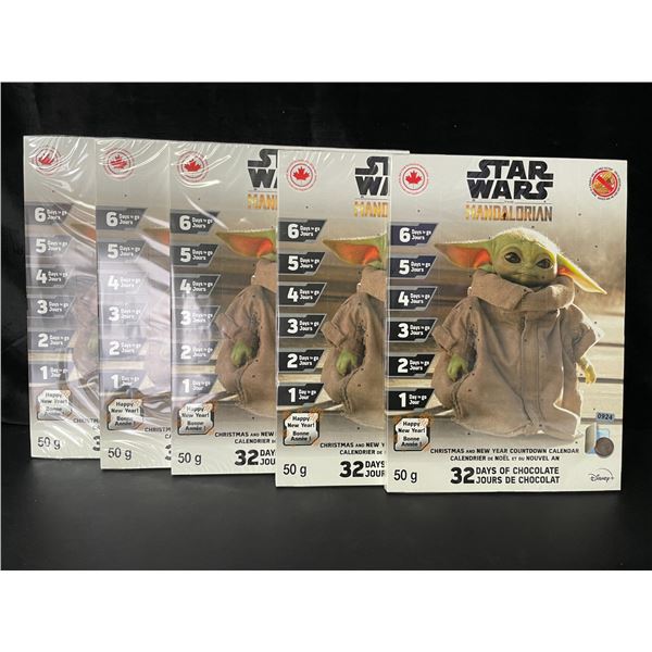 5 Star Wars The Mandalorian Christmas/New Year Countdown Chocolate Advent Calendars - New Sealed