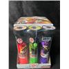 Image 1 : 1 Case of Bakugan Laser Pops Candy Lollipops - Strawberry, Watermelon, Grape - 12 Units - New Sealed