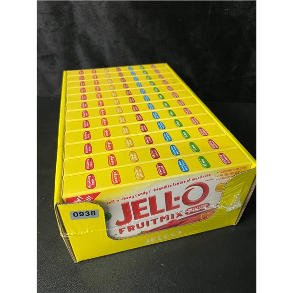1 Case of Jell-O Soft n' Chewy Fruitmix Candy (7 Fruit Flavors) - 12 Boxes Included - New Sealed
