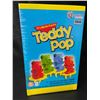 Image 1 : 1 Case of Teddy Pops Lollipops Candy - 24 Units Included - New Sealed