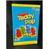 Image 1 : 1 Case of Teddy Pops Lollipops Candy - 24 Units Included - New Sealed