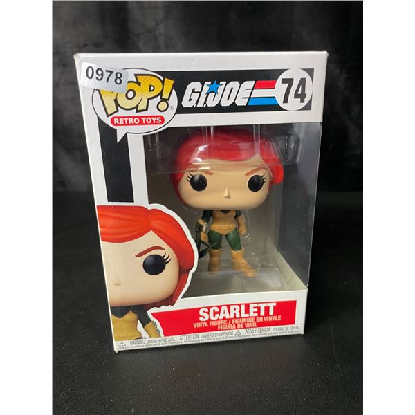 1 Funko Pop! Collectible Toy/Vinyl Figure - #74 - G.I. Joe - Scarlett - New in Box