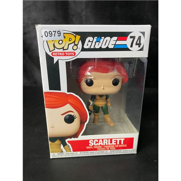 1 Funko Pop! Collectible Toy/Vinyl Figure - #74 - G.I. Joe - Scarlett - New in Box