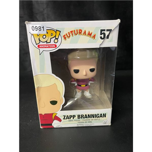 1 Funko Pop! Collectible Toy/Vinyl Figure - #57 - Futurama Zapp Brannigan - New in Box