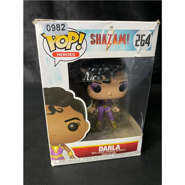 1 Funko Pop! Collectible Toy/Vinyl Figure - #264 - Shazam! Darla - New/Dmg Box (See Photo)