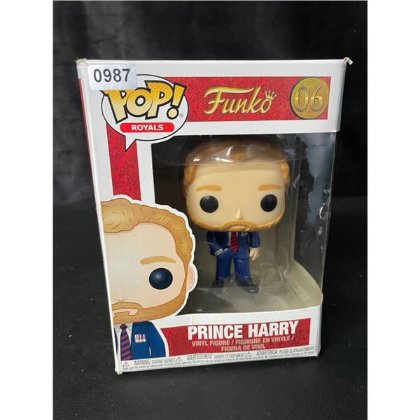 1 Funko Pop! Collectible Toy/Vinyl Figure - #06 - Prince Harry - New in Box