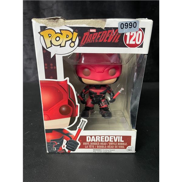 1 Funko Pop! Collectible Toy/Vinyl Figure - #120 Marvel DareDevil - New (Dmg Box)