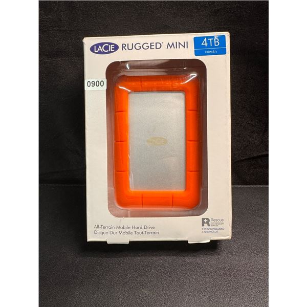 Lacie Rugged Mini 4TB All Terrain Hard Drive - Open Box