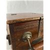 Image 2 : Interesting Vintage Electrical Milliameter In Wood Case. Approx. 7.75" x 7.75" x 4.5"