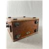 Image 8 : Interesting Vintage Electrical Milliameter In Wood Case. Approx. 7.75" x 7.75" x 4.5"