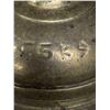 Image 2 : Heavy Vintage Brass Bell w/ Large Clanger. 10lbs NO SHIPPING. Approx. 10" H x 8" Diam