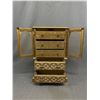 Image 2 : Small Painted High Chest of Drawers (Music Box) Approx. 14" H x 5" x 9.5"