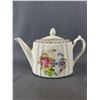 Image 1 : Vintage Floral Tea Pot Marked La Marr Warranted 22-K-Gold