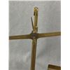 Image 2 : Vintage Brass Portal Scale On 4" x 10" Wood Base