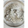 Image 2 : Vintage 5.5" x 5.5" Plaster Wall Plaque w/ Cherubs