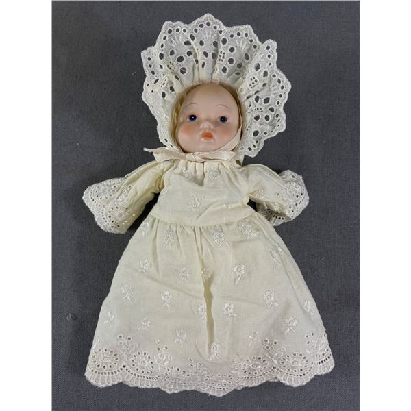 Clothed Small 9"H Porcelain Baby Doll