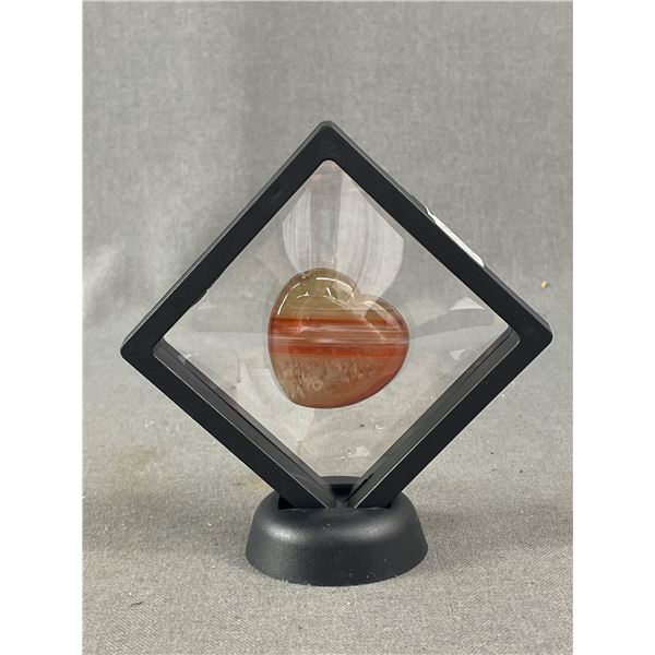 Carnelian Heart In Display. Retails $200.00