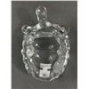 Image 2 : 4.6" Feug Shiu Glass Turtle. Retails $300.00