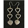 Image 1 : "Please Return To Tiffany & Co. New York" 925 Hearts Dangle Earrings