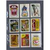 Image 2 : 1979 Fleer "Crazy Labels" Stickers In Binder Card Sheets