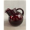 Image 2 : Vintage Royal Ruby Red Tilted Pitcher and 9" Tall Vase