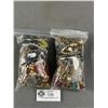 Image 2 : 2 Small Bags Of Jewelry & Parts