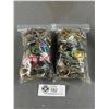 Image 2 : 2 Small Bags Of Jewelry & Parts