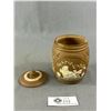 Image 3 : Rare Doulton Lambeth Silicon Ware Tabacco Jar.With Some Damage