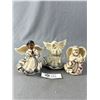 Image 1 : "Sarah's Angels" Resin Figurines - 4" H "Mothers Day", 4.5" H Praying Black Girl & 4.5" H Praying Tr