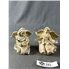Image 2 : 4 "Sarah's Angels" Resin Figurines - 3"H "November", 3.5"H Child w/Pets, 4"H "Care" & 4"H "Valentine