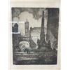 Image 4 : Framed Etching 1920's by Bela Kron Wll Listed Artist