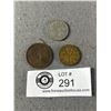 Image 1 : 3 Early canadian Coins 1934,1943 & 1916