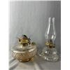 Image 2 : Lot of Miscellaneous Oil lamp Bases Etc. Including Fingerling Lamps