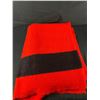 Image 1 : Vintage 1950's Hudson's Bay Blanket. Scarlet. Approx Double Size