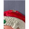 Image 4 : Large Light Up Plastic Vintage Santa Head, Bit of Damage at Top. Please See Photo